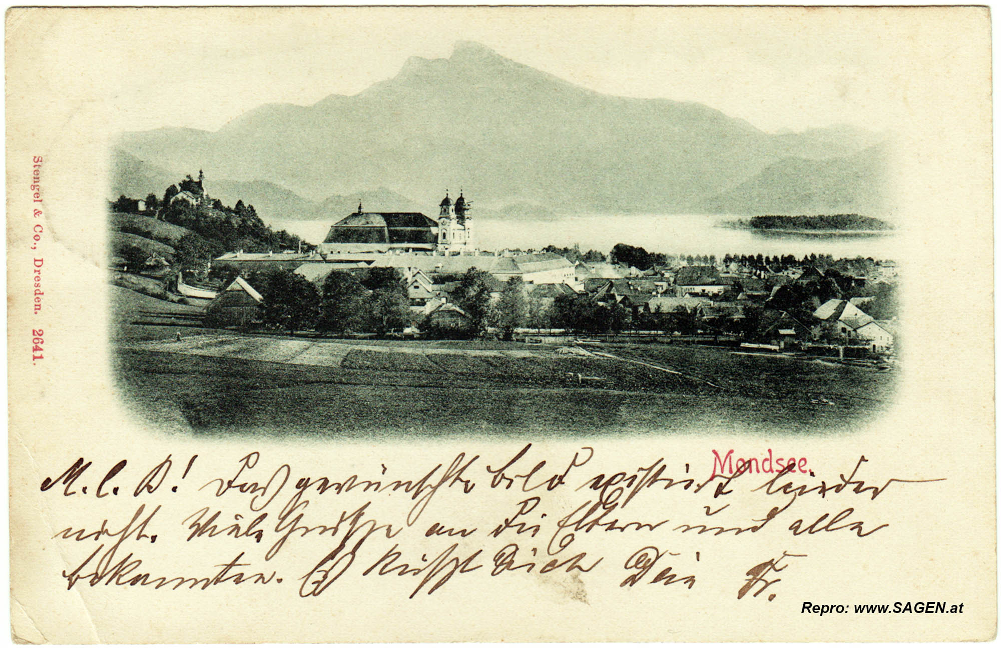 Mondsee um 1898