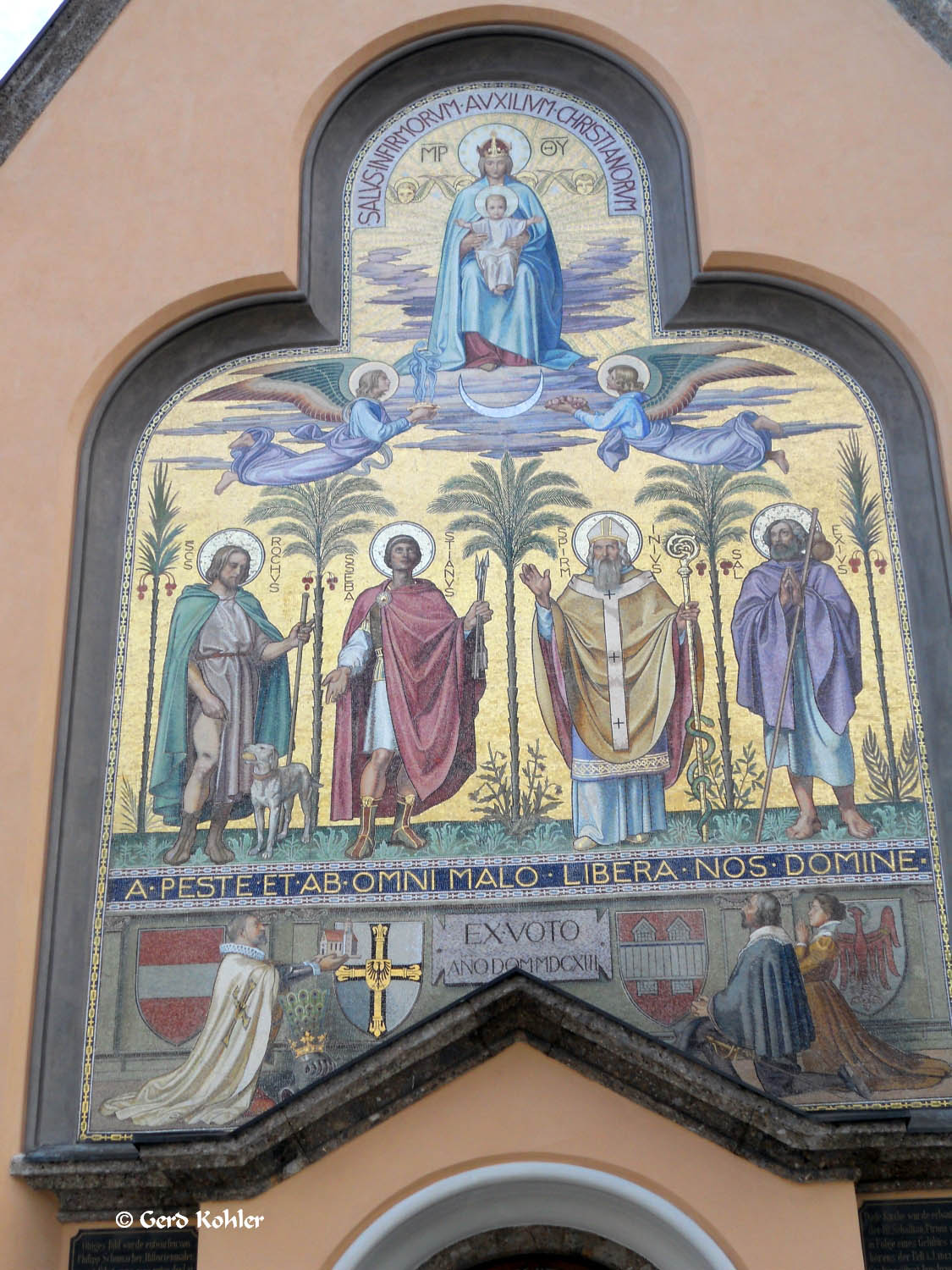 Mosaik, Dreiheiligen Kirche