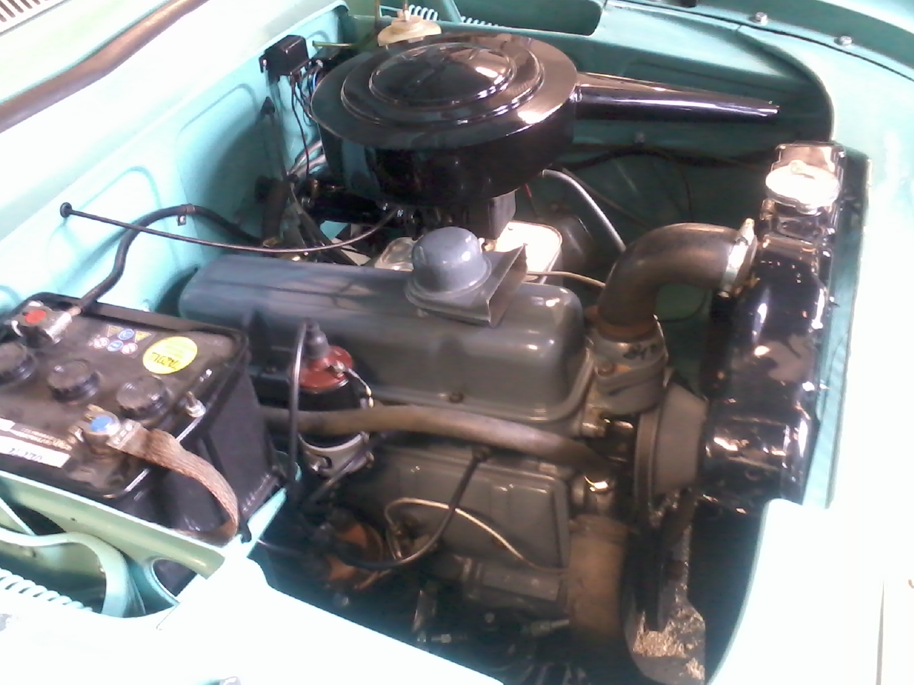 Motor Opel Rekord P1 Baujahr 1959