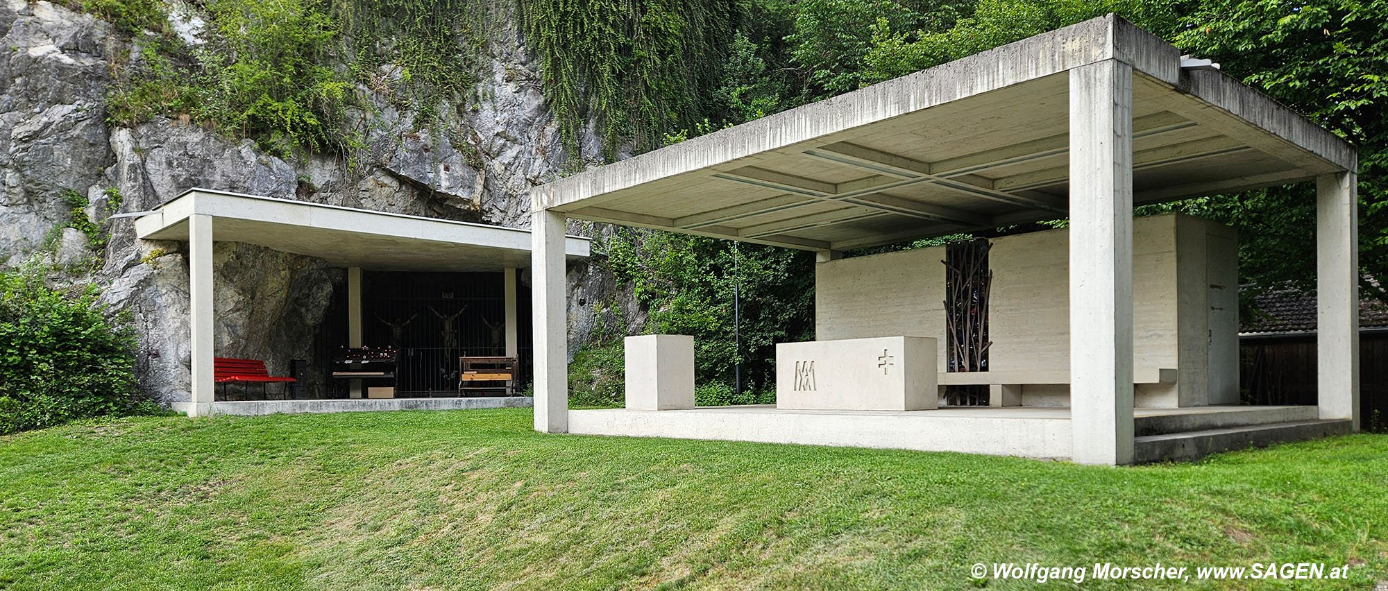 Nachtwallfahrtskapelle am Locherboden bei Mötz