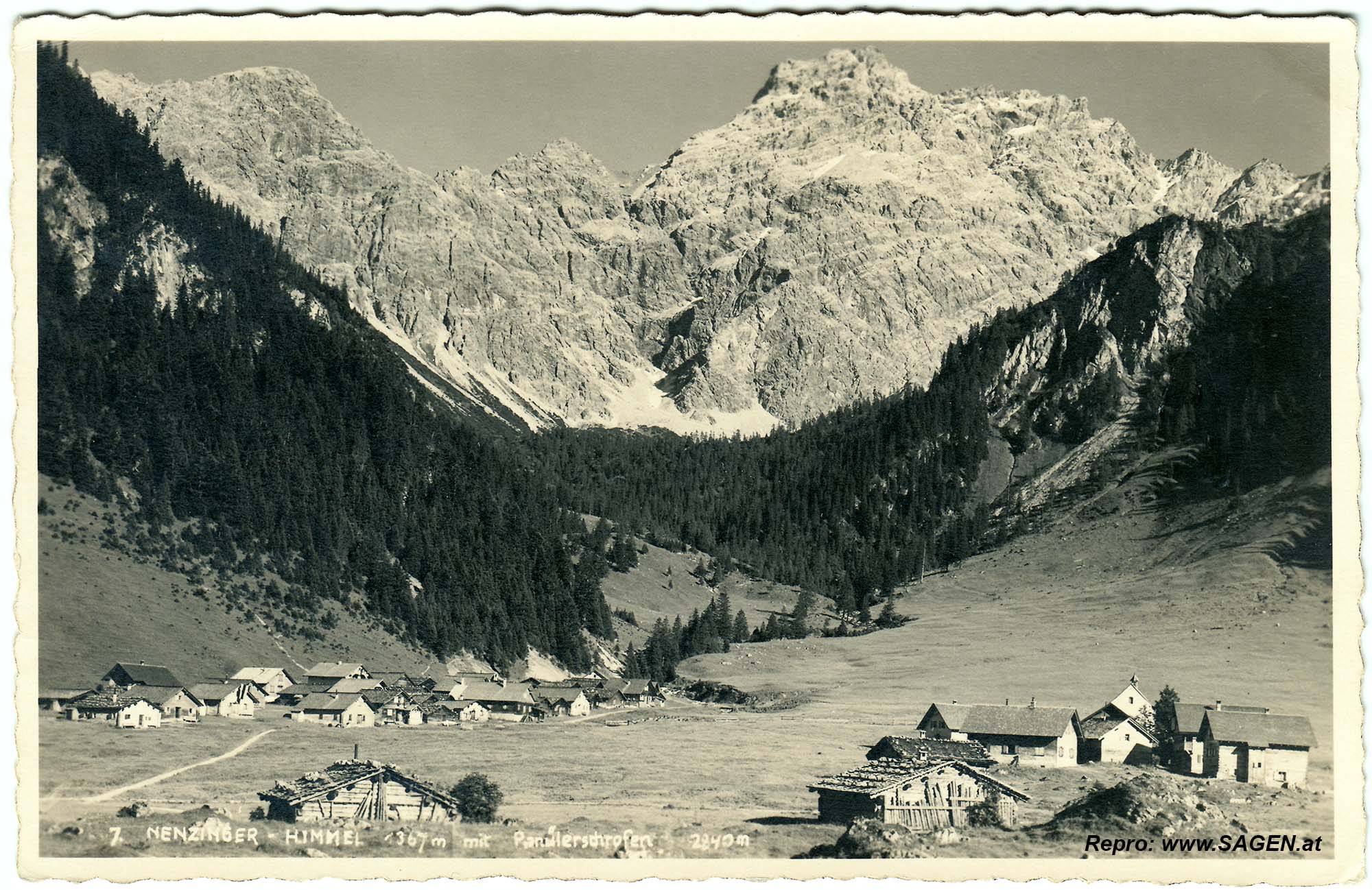 Nenzinger Himmel mit Panüler Schrofen