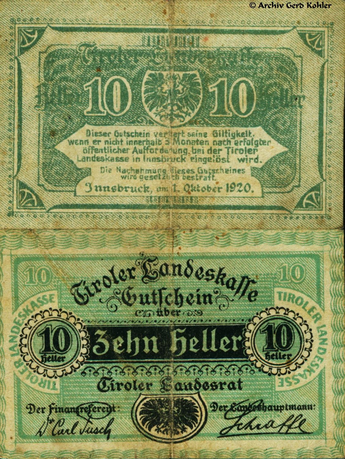 Notgeld 1920