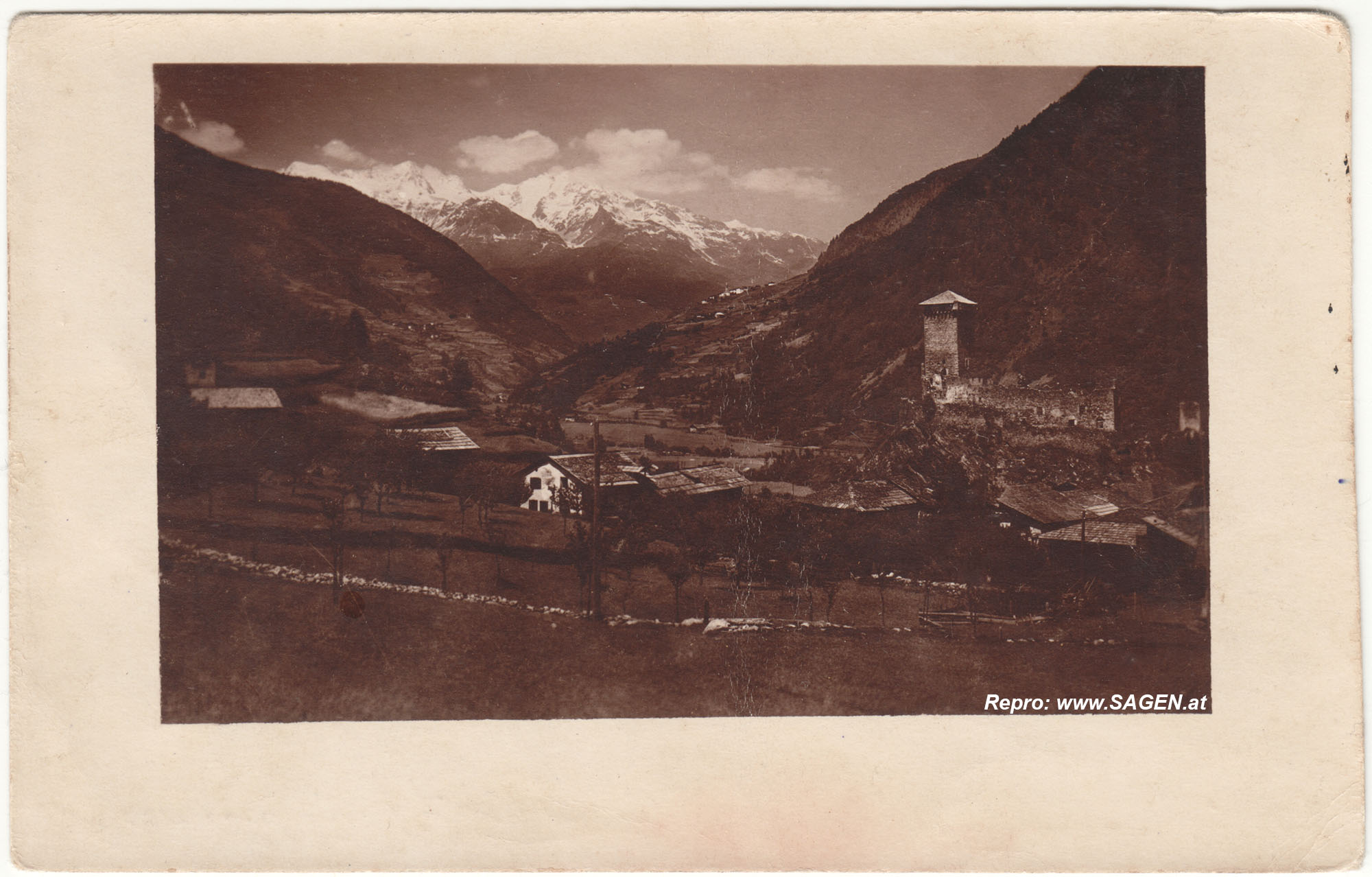 Ossana, Provinz Trient, um 1918