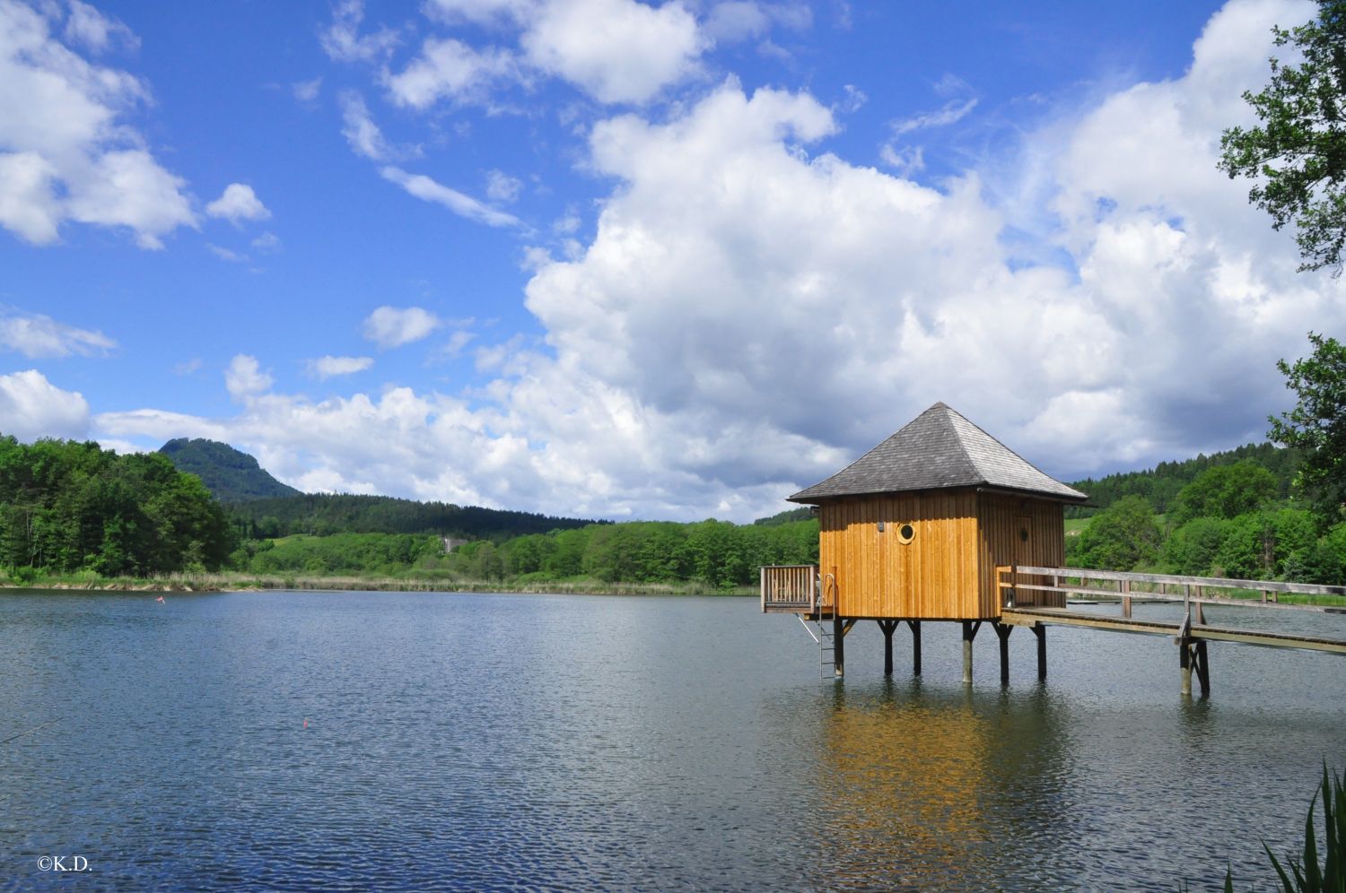 Pfahlbau am Hörzendorfer See (Kärnten)