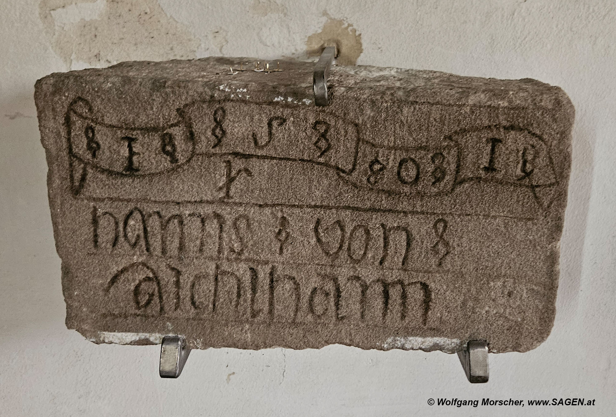 Pfarr- und Wallfahrtskirche hl. Martin, Ohlsdorf, Bauinschrift