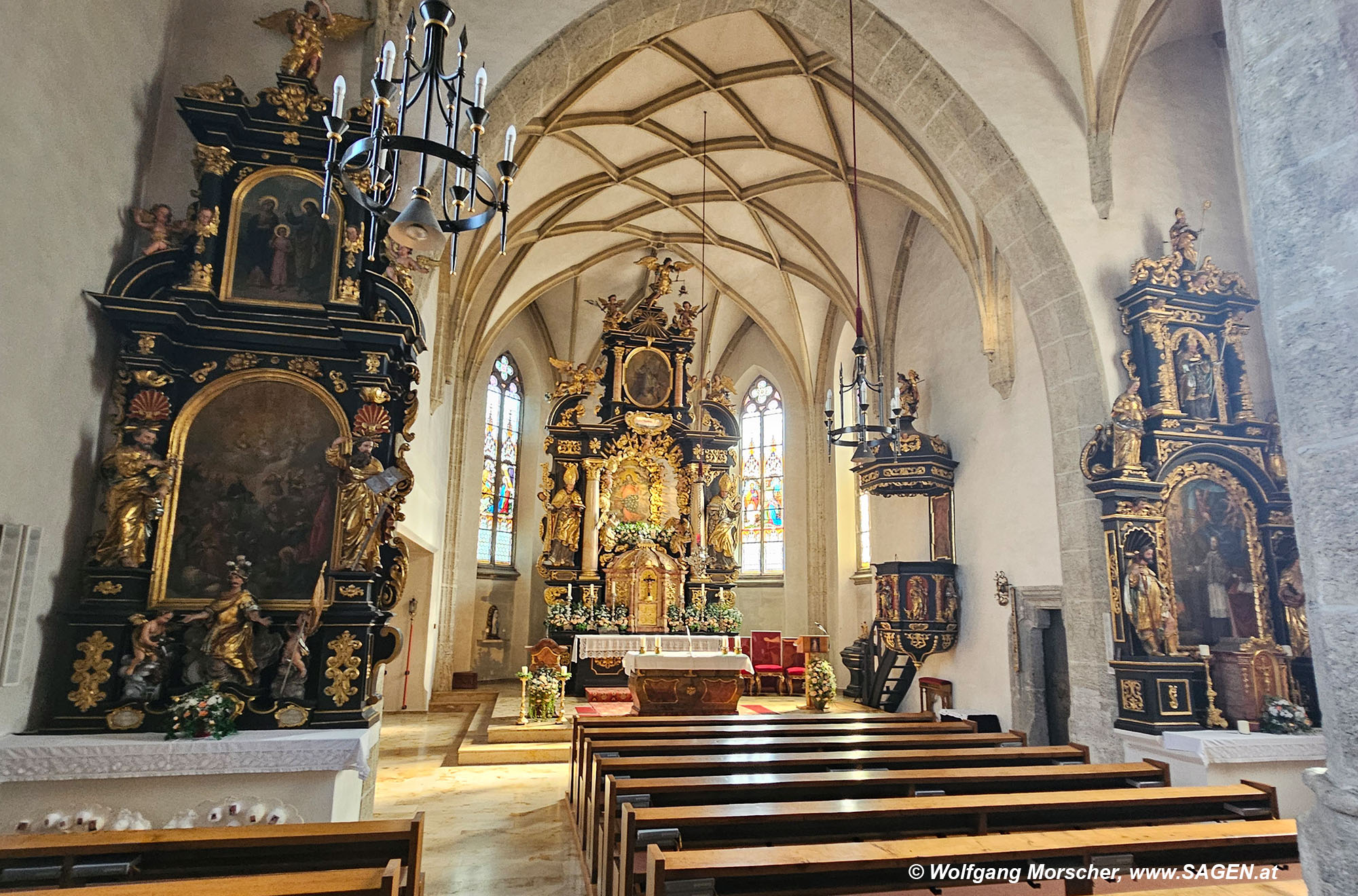 Pfarr- und Wallfahrtskirche hl. Martin, Ohlsdorf, Kirchenraum
