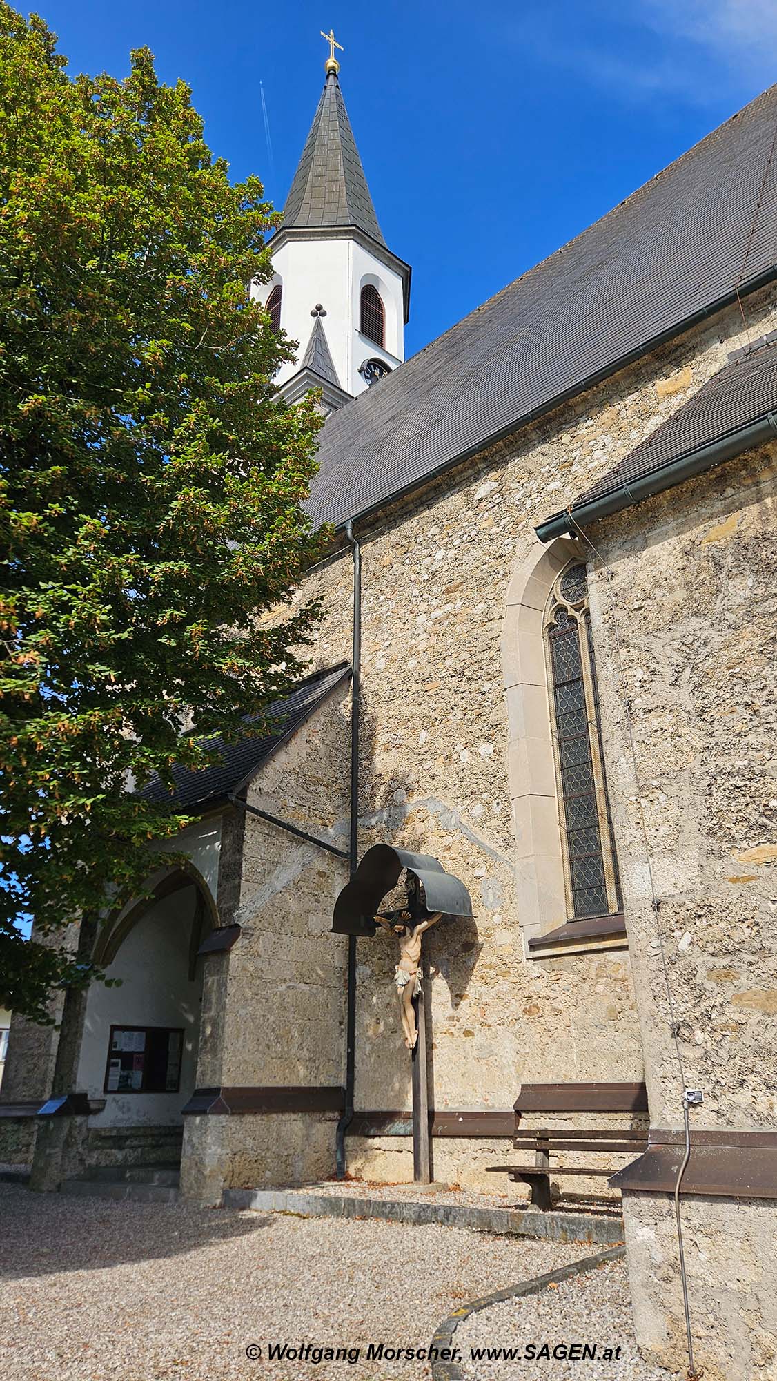 Pfarr- und Wallfahrtskirche hl. Martin, Ohlsdorf, Südansicht