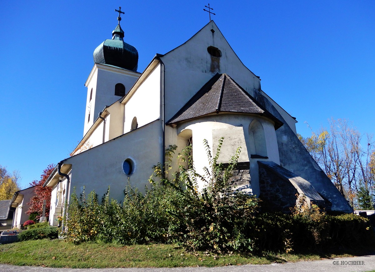 Pfarrkirche hl. Johannes der Täufer in Weissenalbern bei Kirchberg am Walde