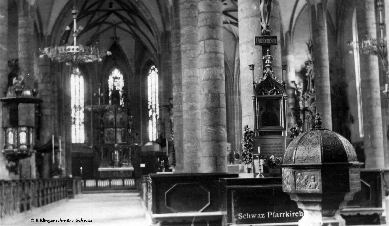 Pfarrkirche Schwaz 1927