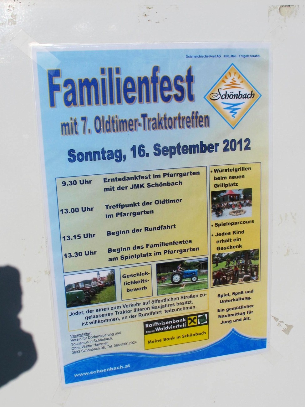 Plakat zum Familienfest