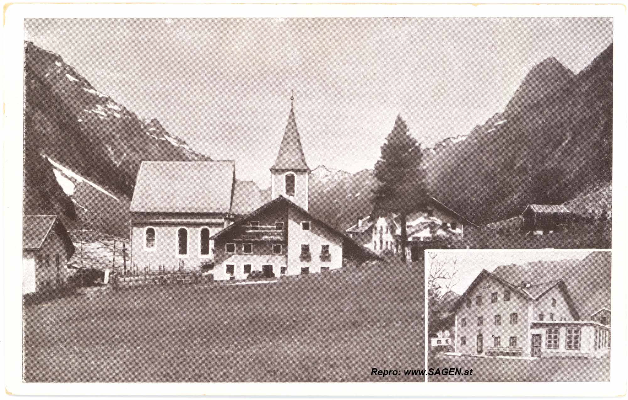 Plangeross im Pitztal, A. Kirschners Gasthof