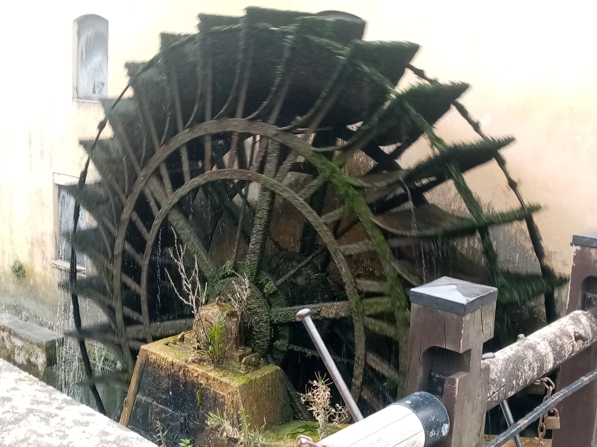 Portogruaro Wasserrad am Lemene