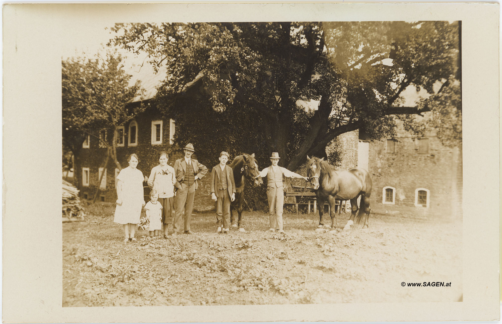 Porträt Bauernfamilie Oberösterreich