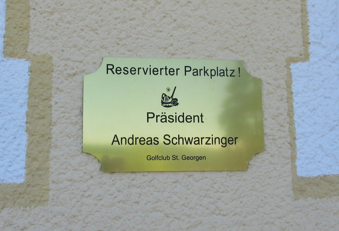 Präsidenten-Parkplatz