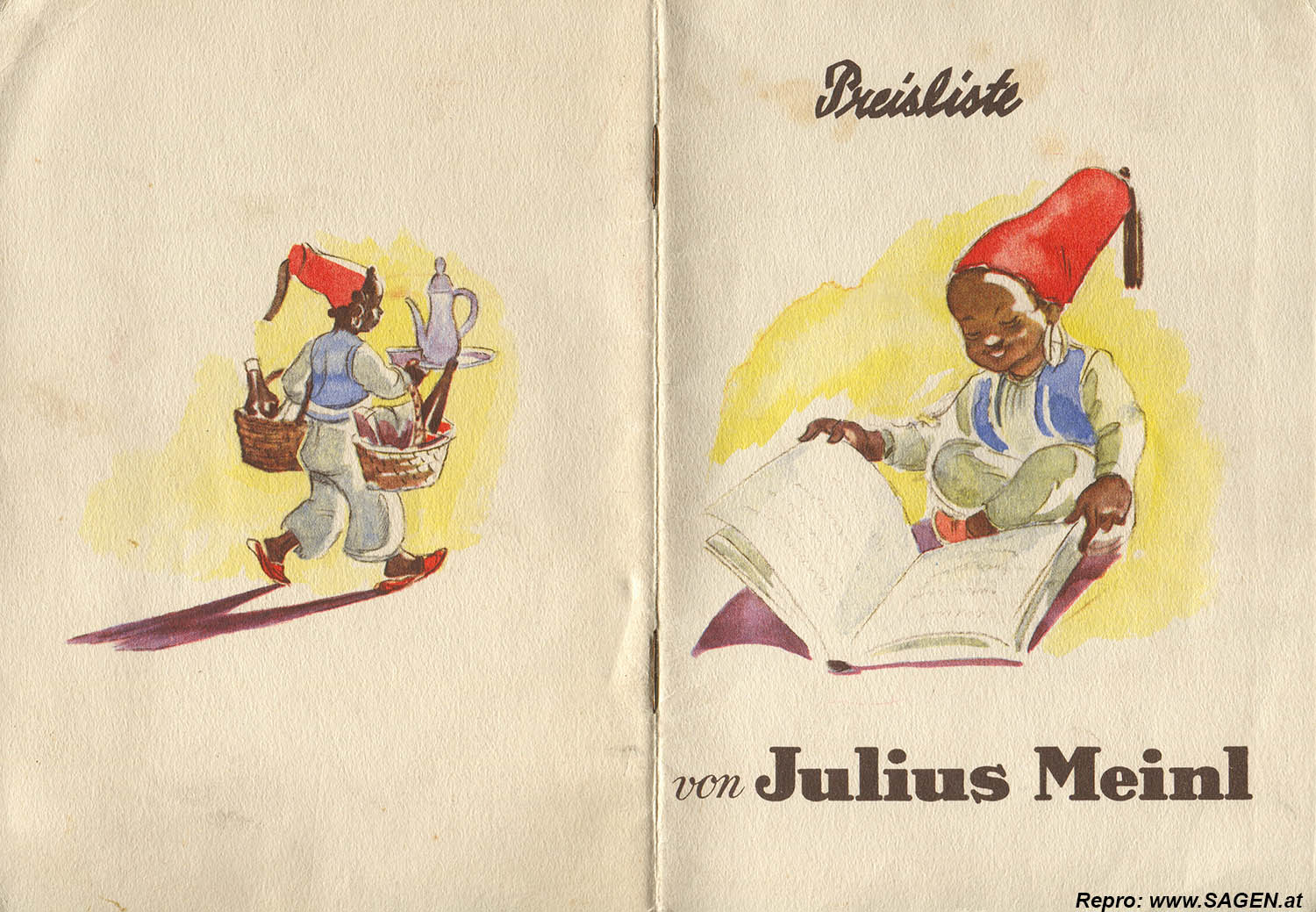 Preisliste von Julius Meinl