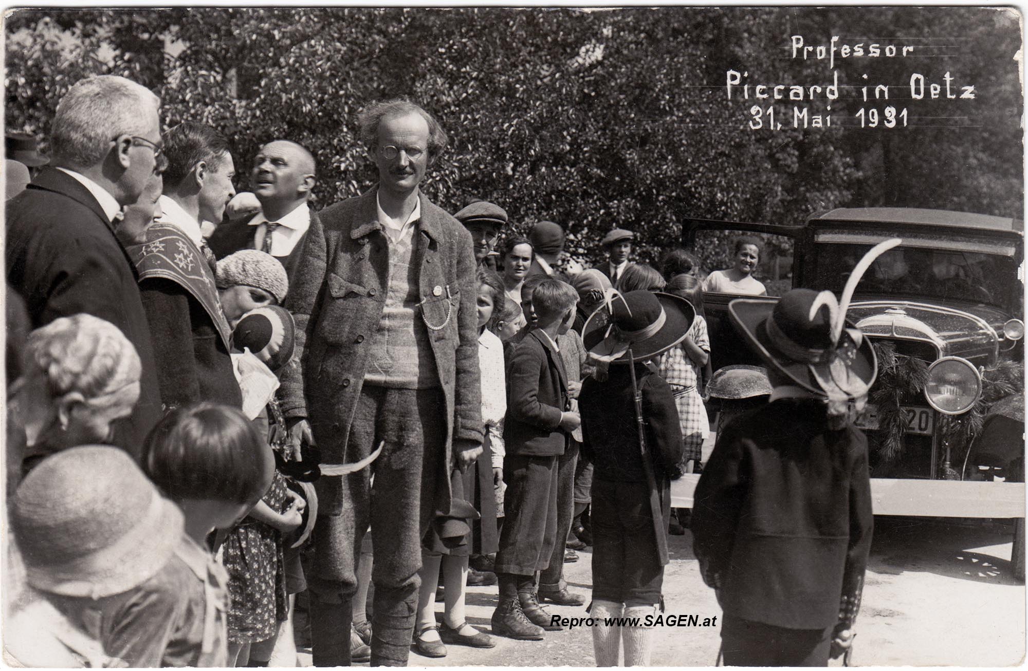 Professor Piccard in Oetz, 31. Mai 1931