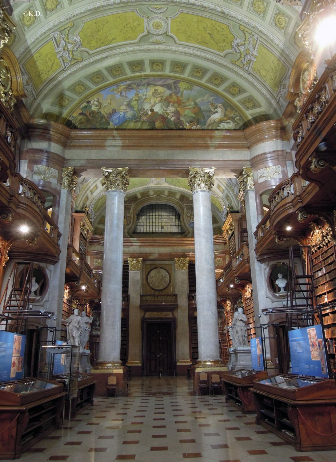 Prunksaal der Nationalbibliothek in Wien