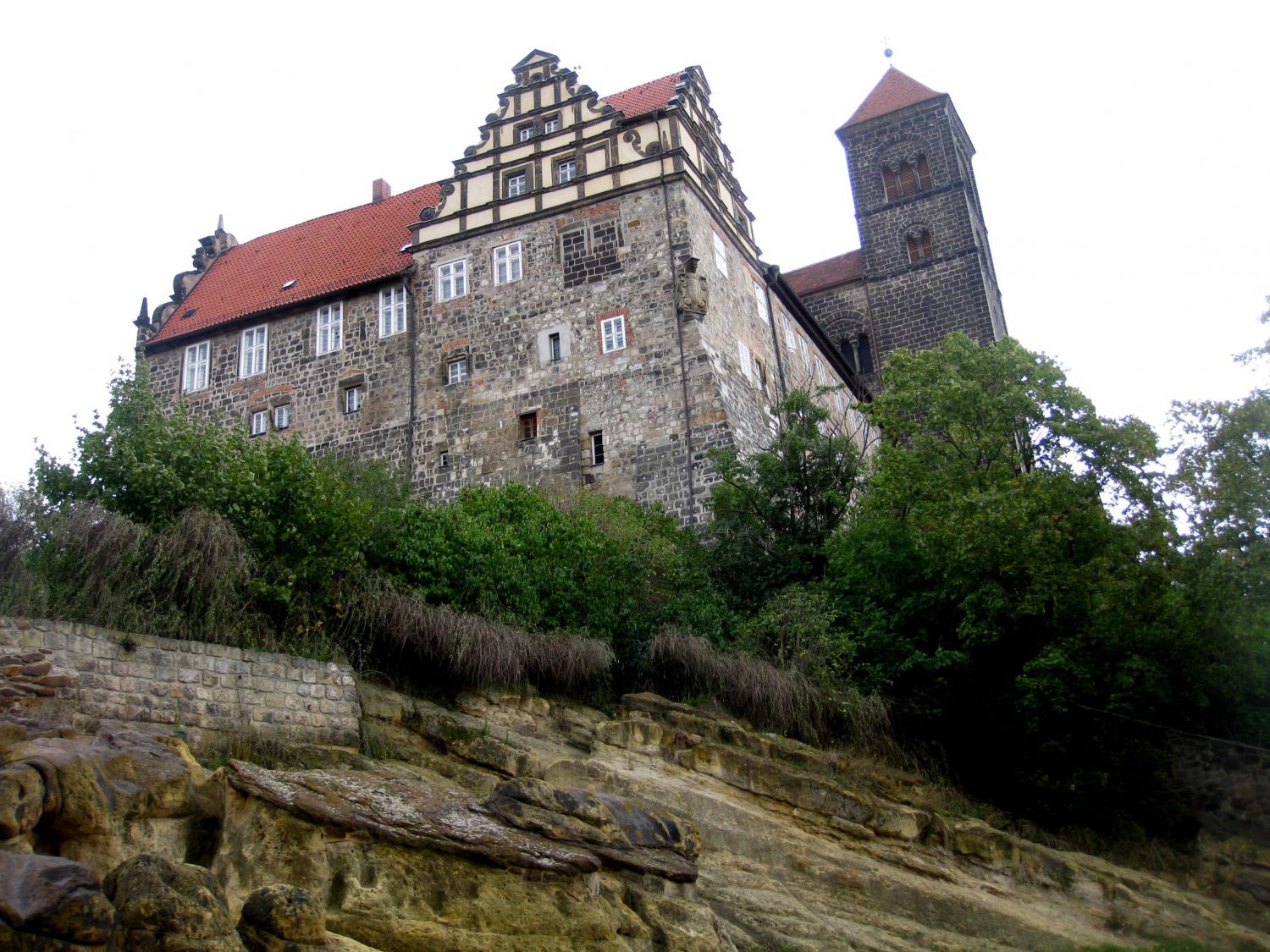 Quedlinburg Schlossberg mit Damenstift