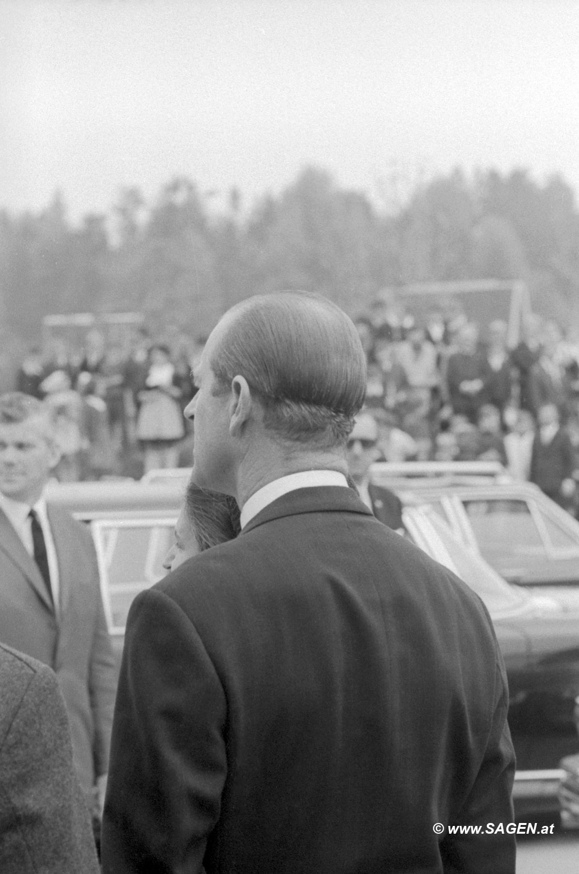 Queen Elizabeth II. im SOS-Kinderdorf Seekirchen am Wallersee Mai 1969