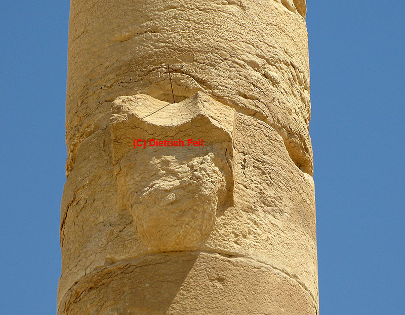 Römische Sonnenuhr in Palmyra