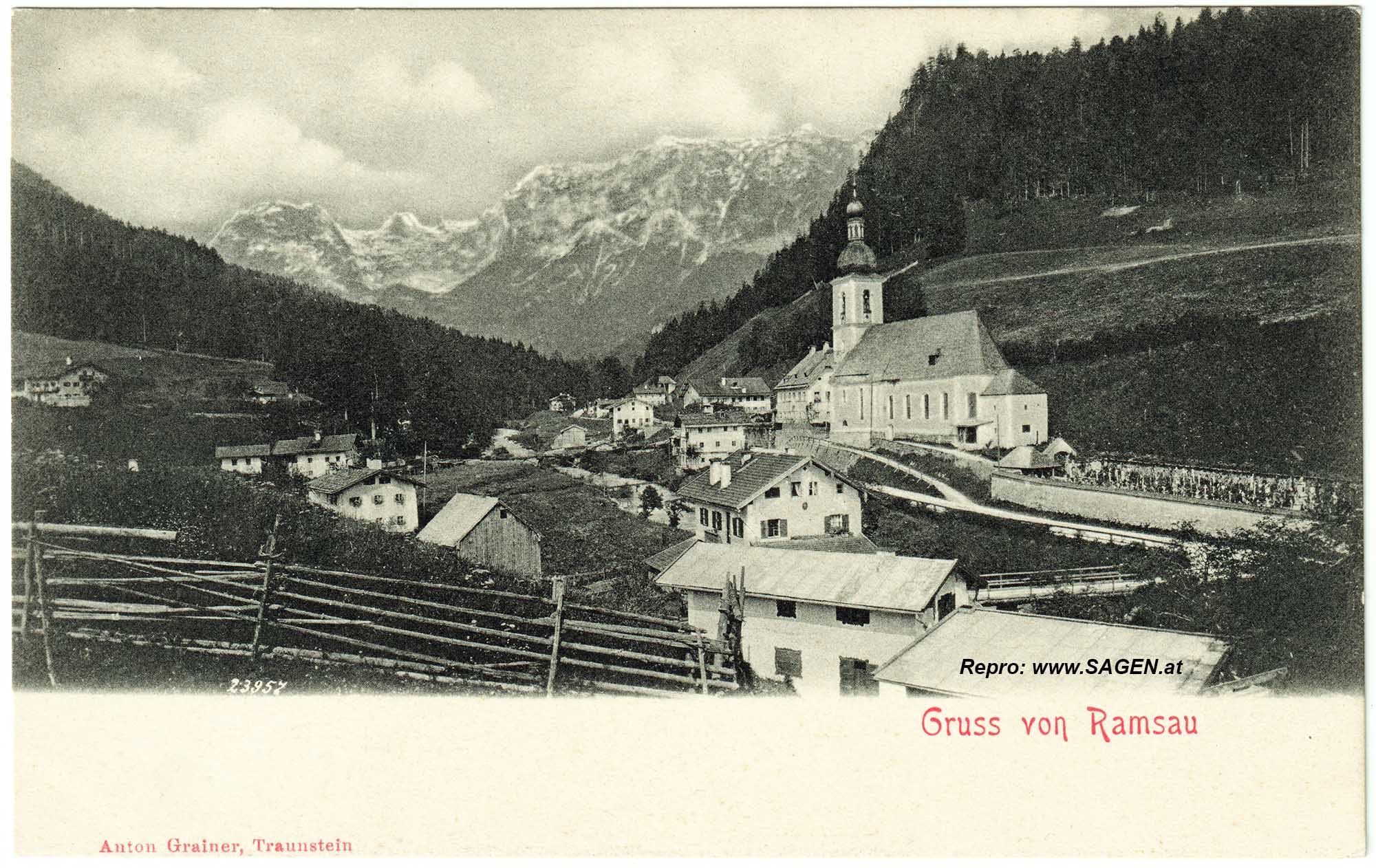 Ramsau bei Berchtesgaden um 1920