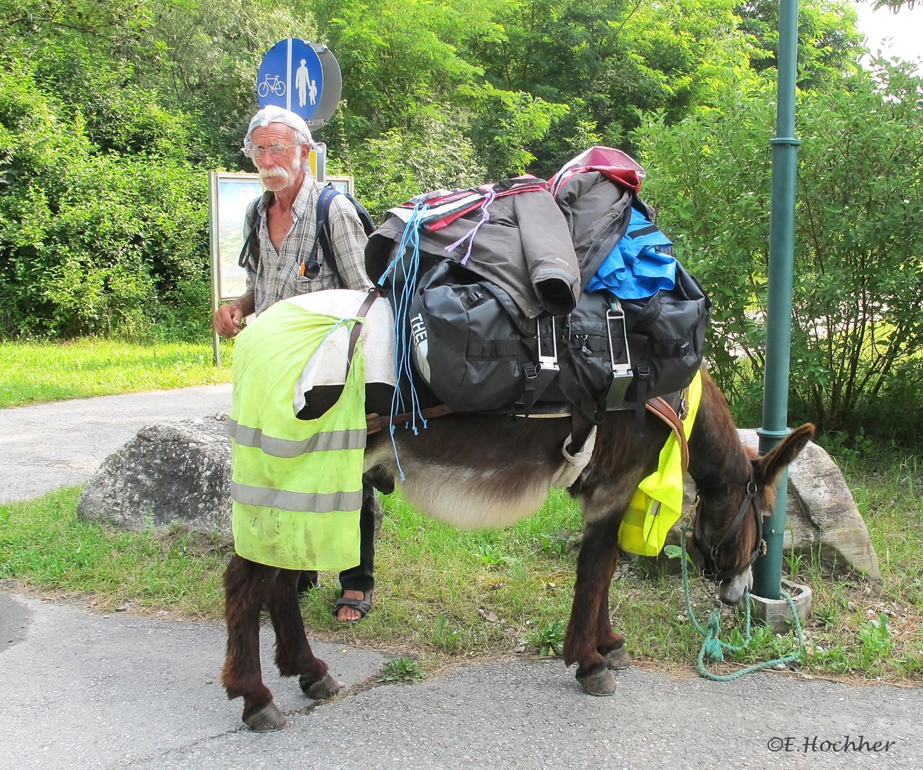 Rast auf der Pilgerreise