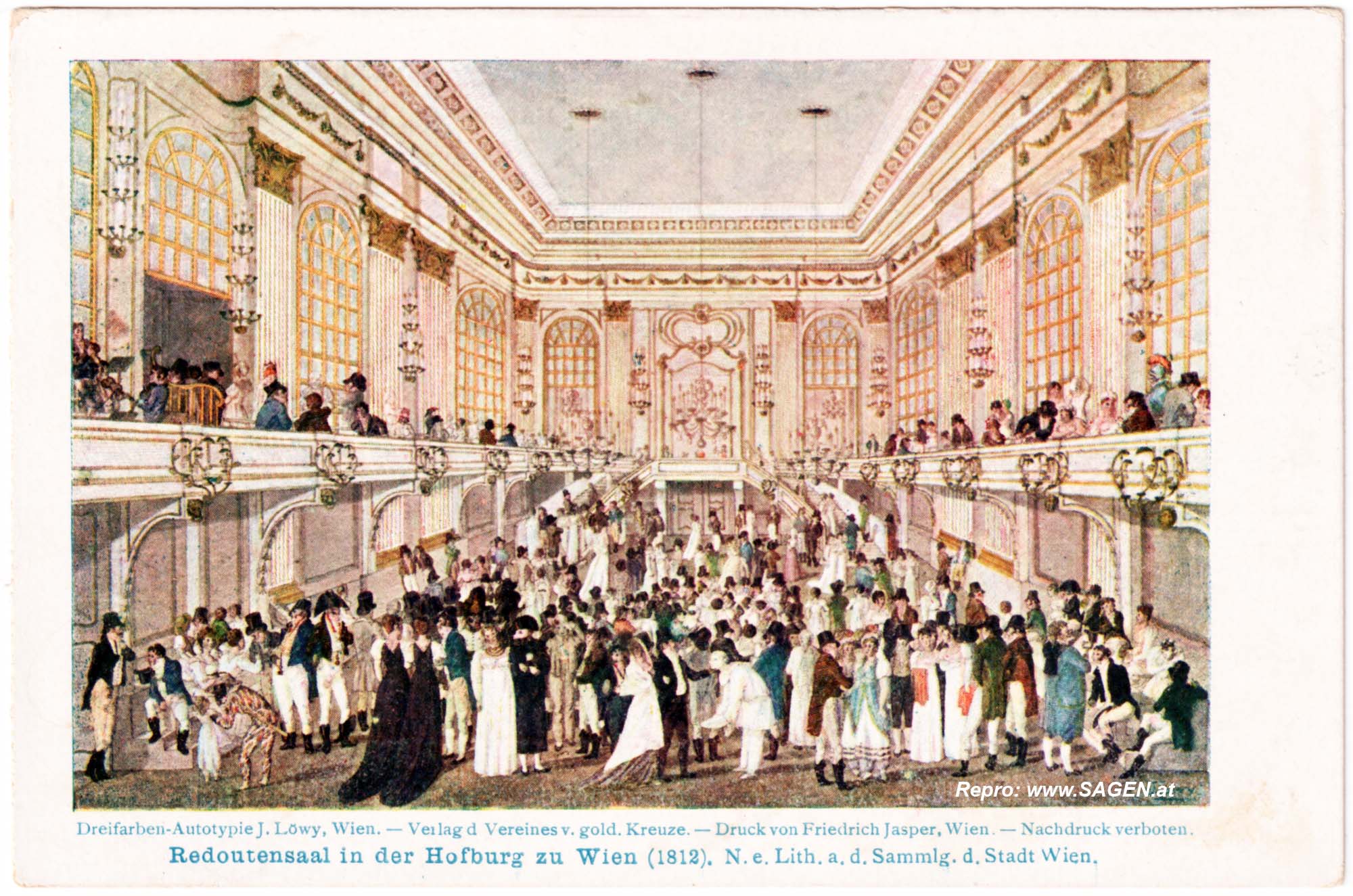 Redoutensaal in der Hofburg zu Wien 1812