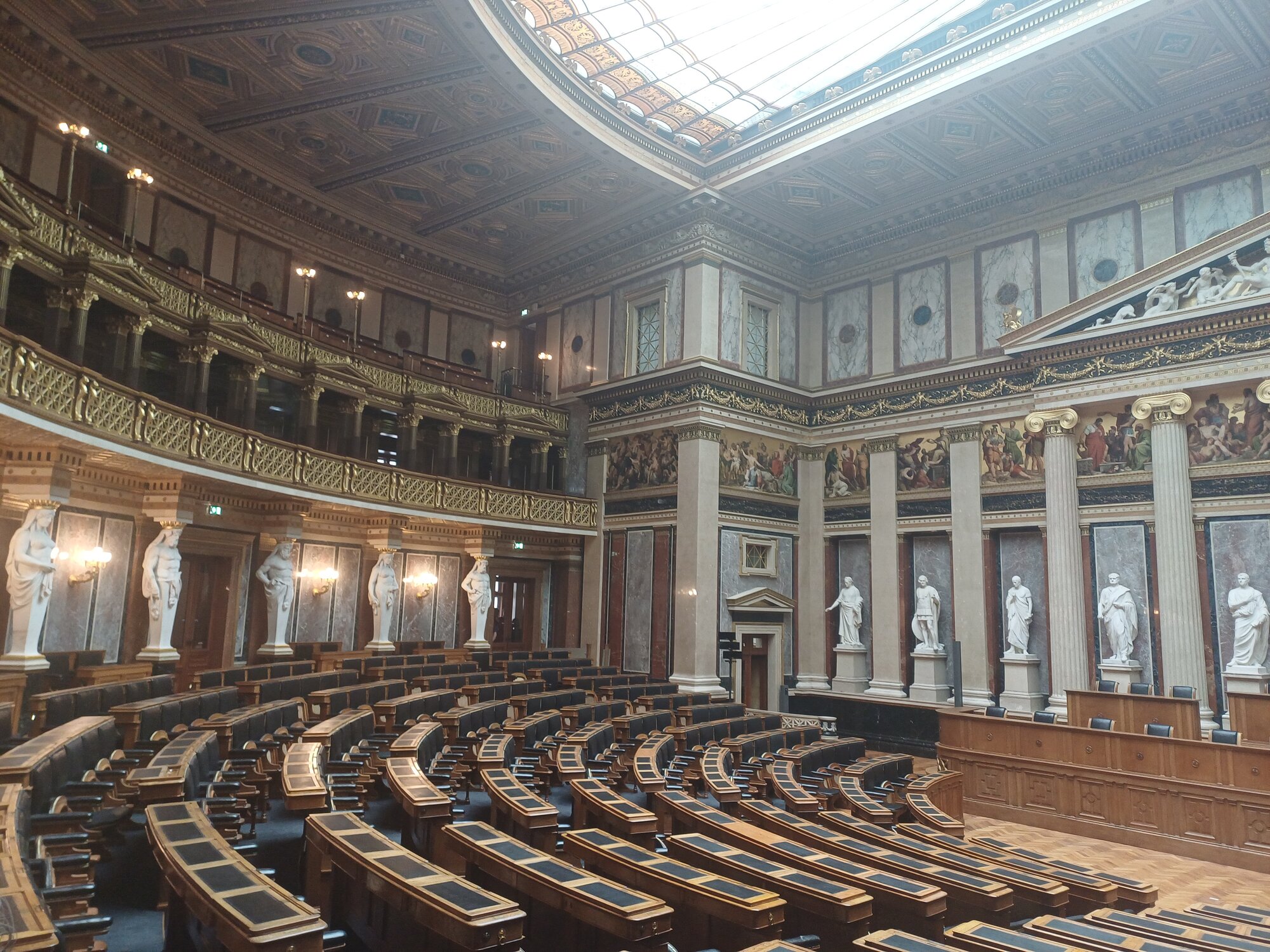 Reichsratssaal Parlament Wien 21.2.2024