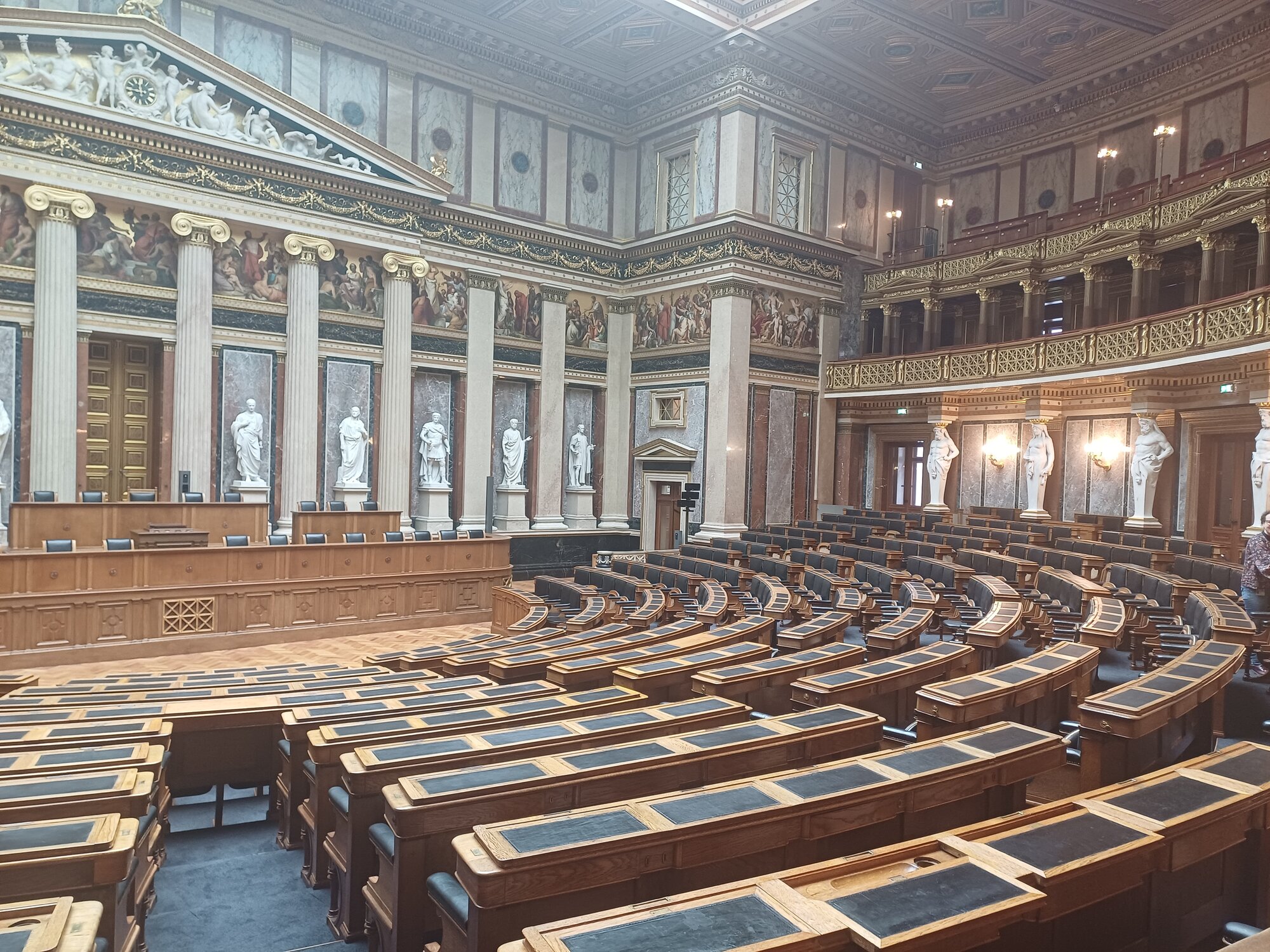 Reichsratssaal Parlament Wien 21.2.2024