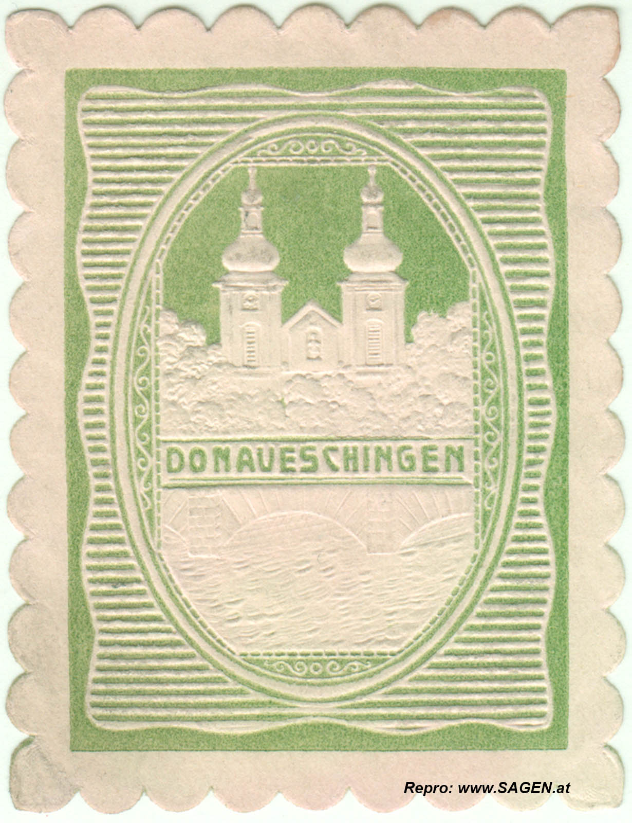 Reklamemarke Donaueschingen