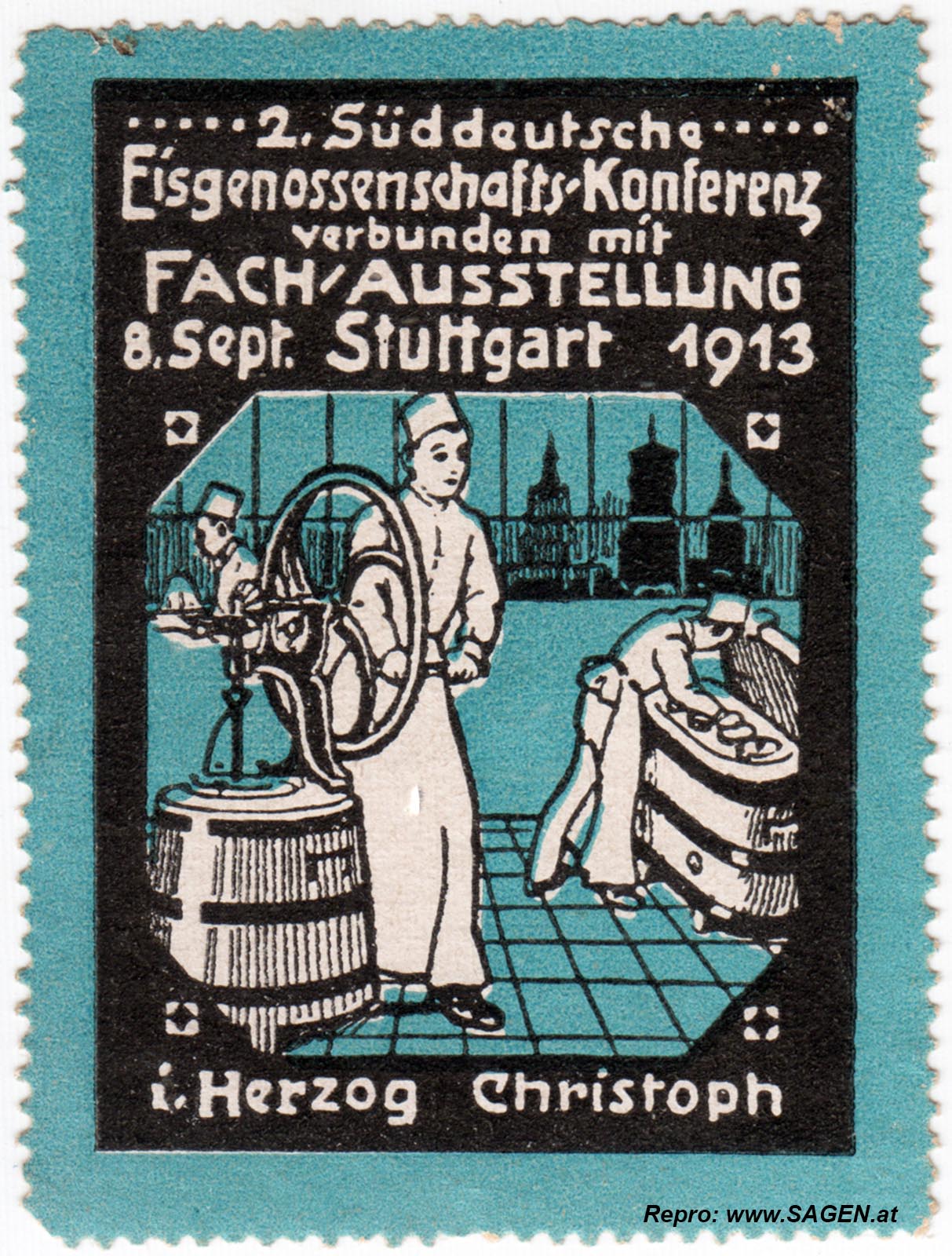 Reklamemarke Eisgenossenschafts-Konferenz 1913