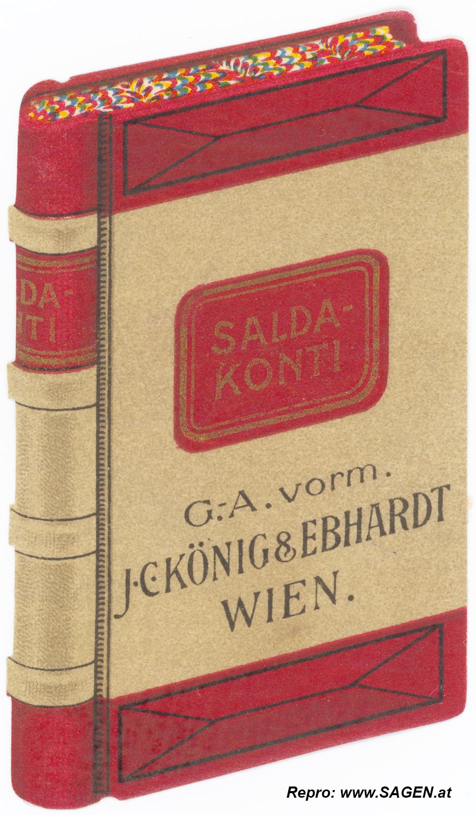Reklamemarke König & Ebhardt Wien