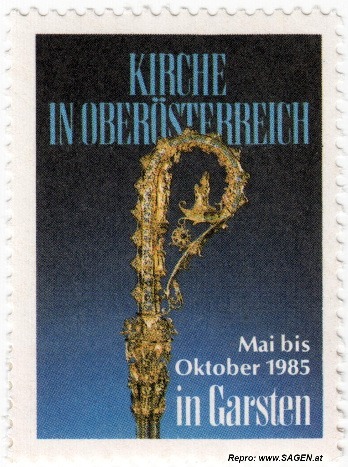 Reklamemarke Kirche in Oberösterreich, Landesausstellung 1985