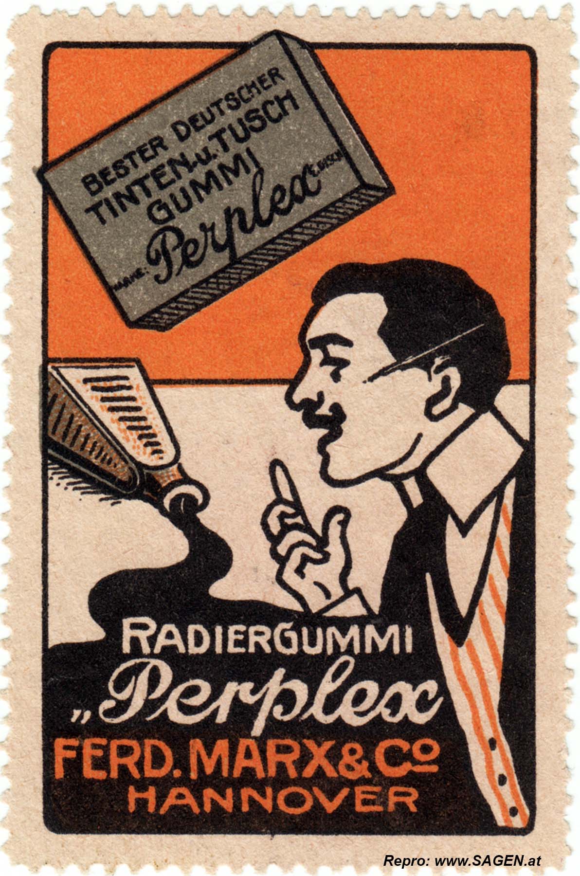 Reklamemarke Radiergummi Perplex