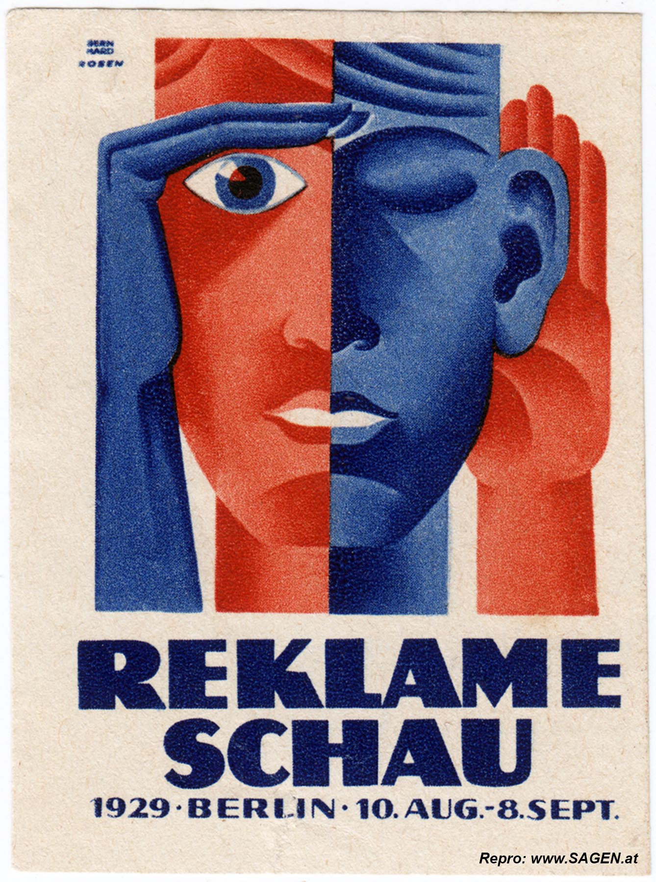 Reklamemarke Reklameschau 1929