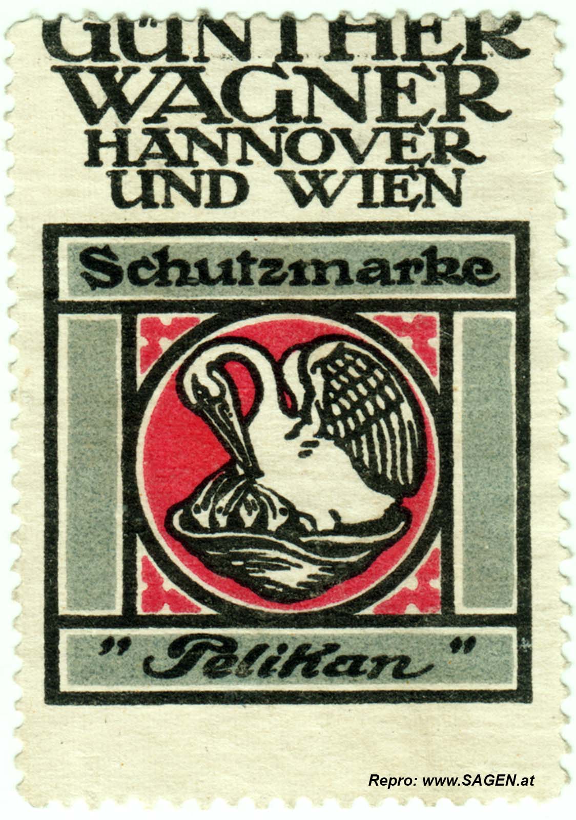Reklamemarke Schutzmarke Pelikan