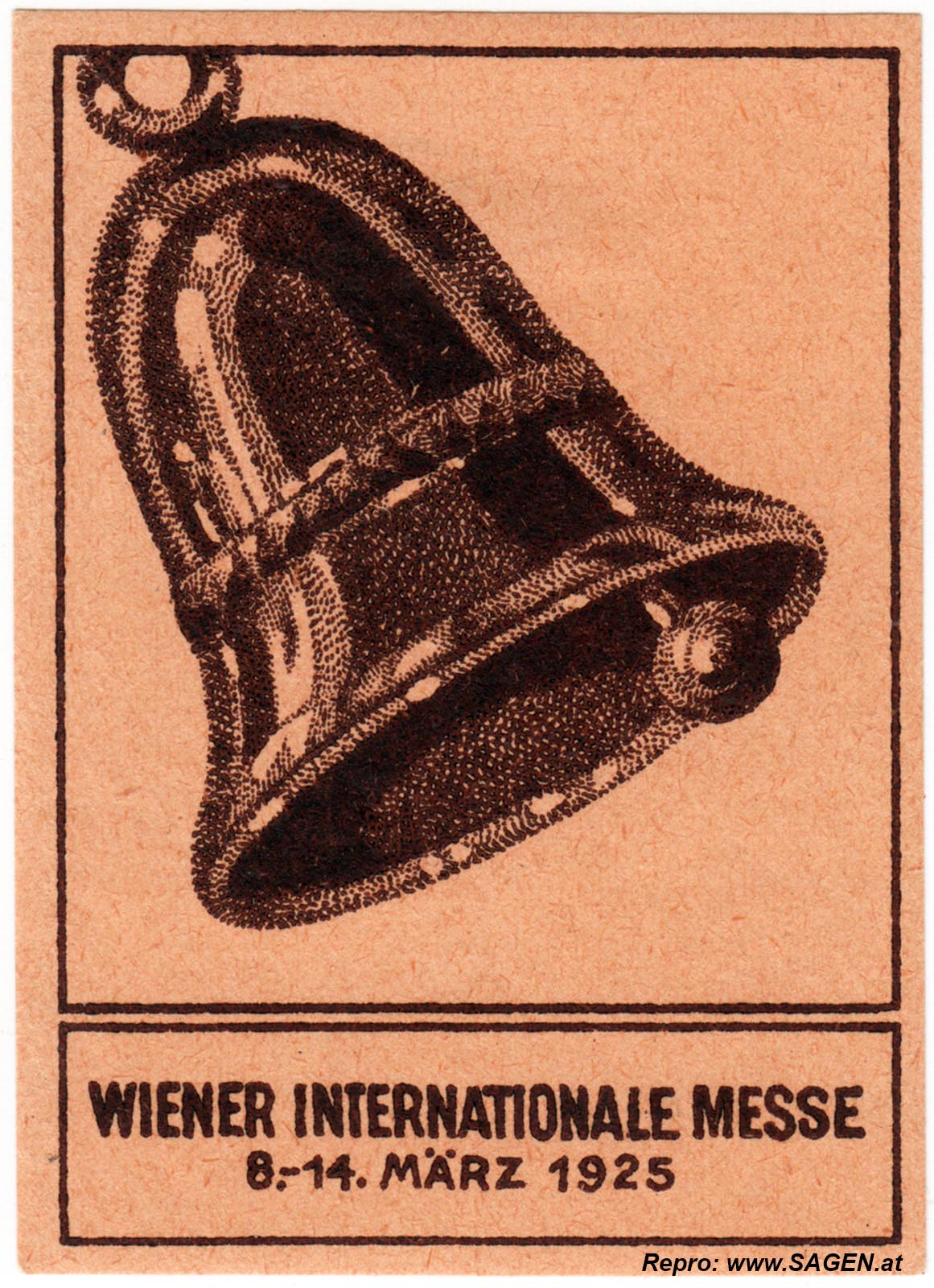 Reklamemarke Wiener Internationale Messe 1925