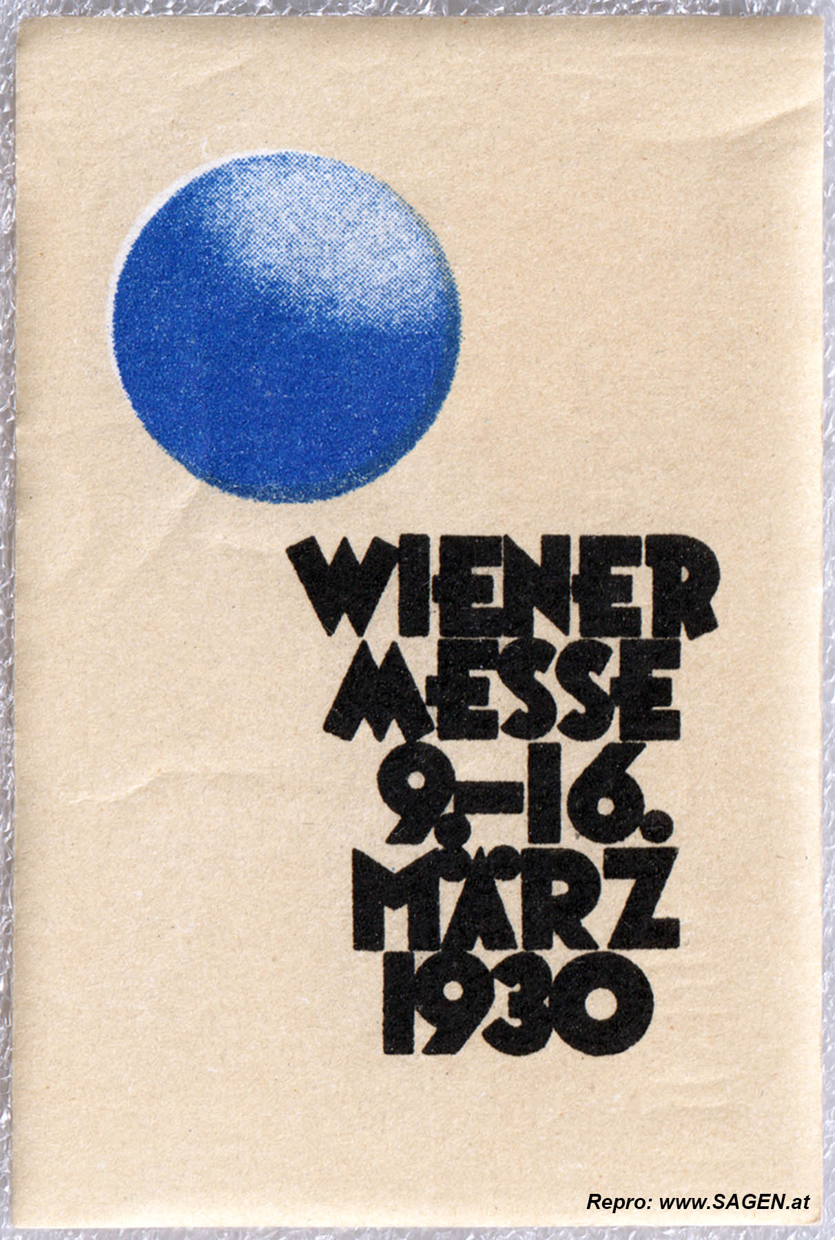 Reklamemarke Wiener Messe 1930