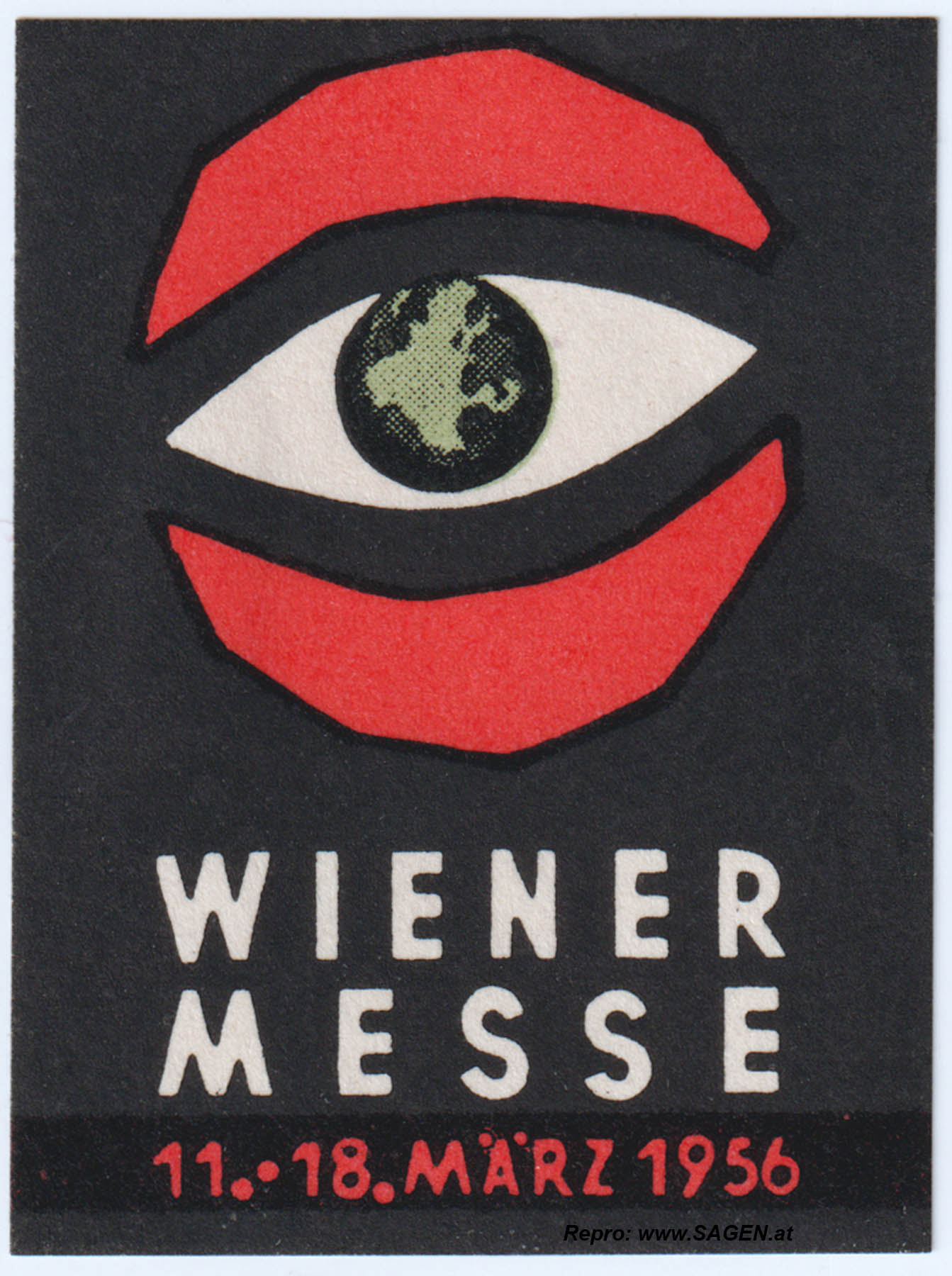 Reklamemarke Wiener Messe 1956