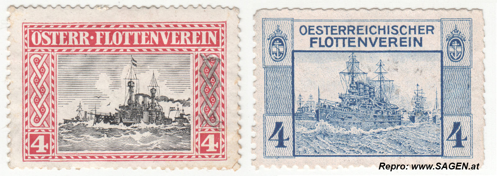 Reklamemarken Österreichischer Flottenverein