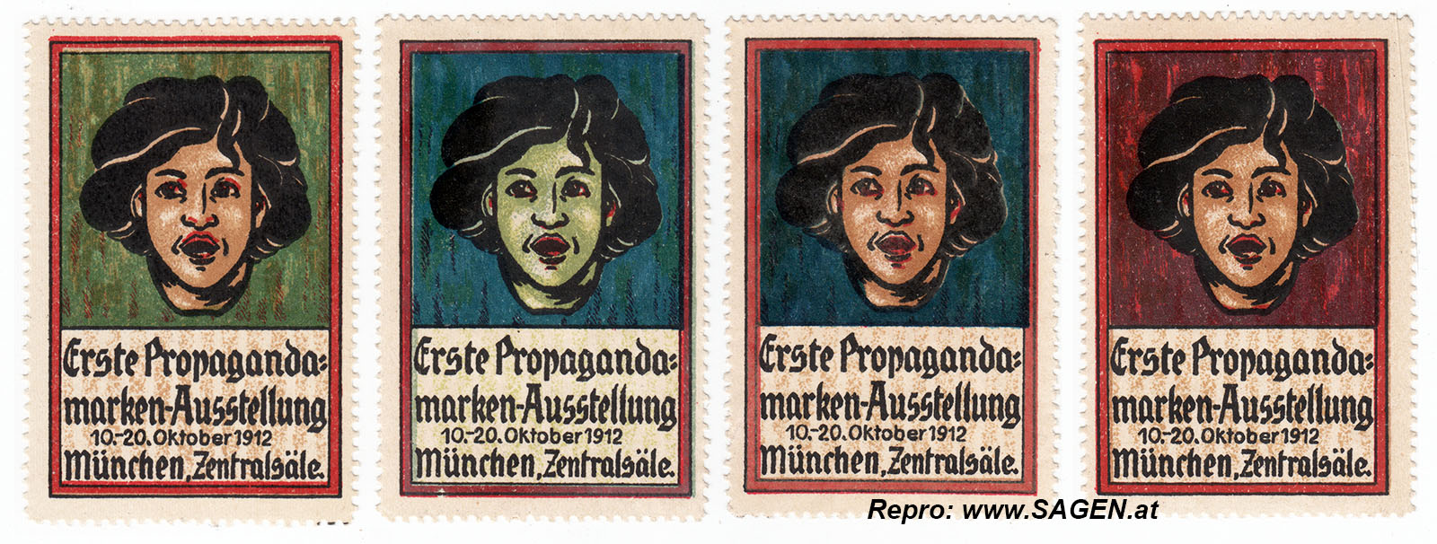 Reklamemarken Propagandamarken-Ausstellung München 1912