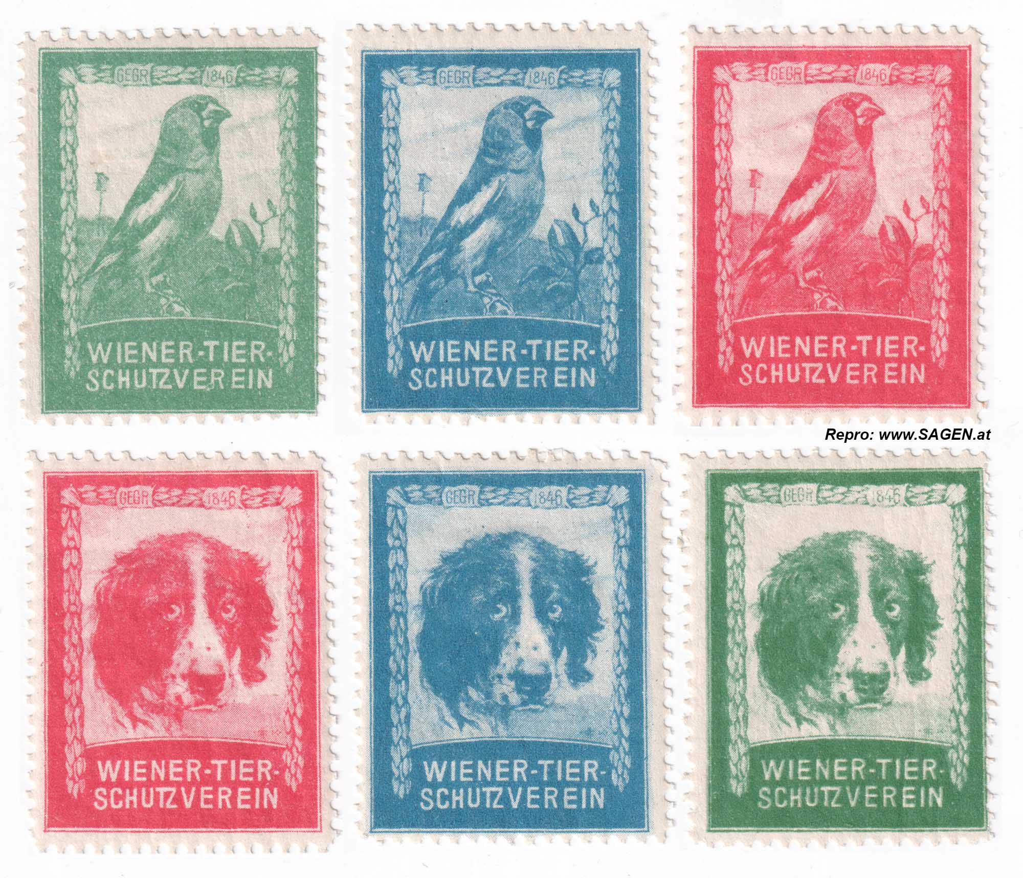 Reklamemarken Wiener Tierschutzverein