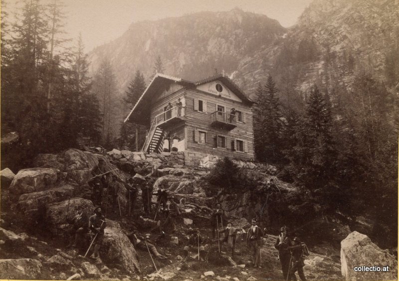 Rifugio Bologini in der Adamello Gruppe