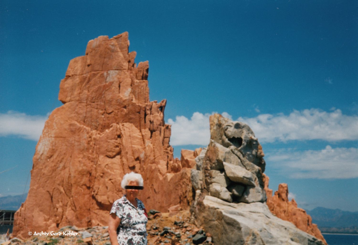 Roter Felsen, Sardinien 1995