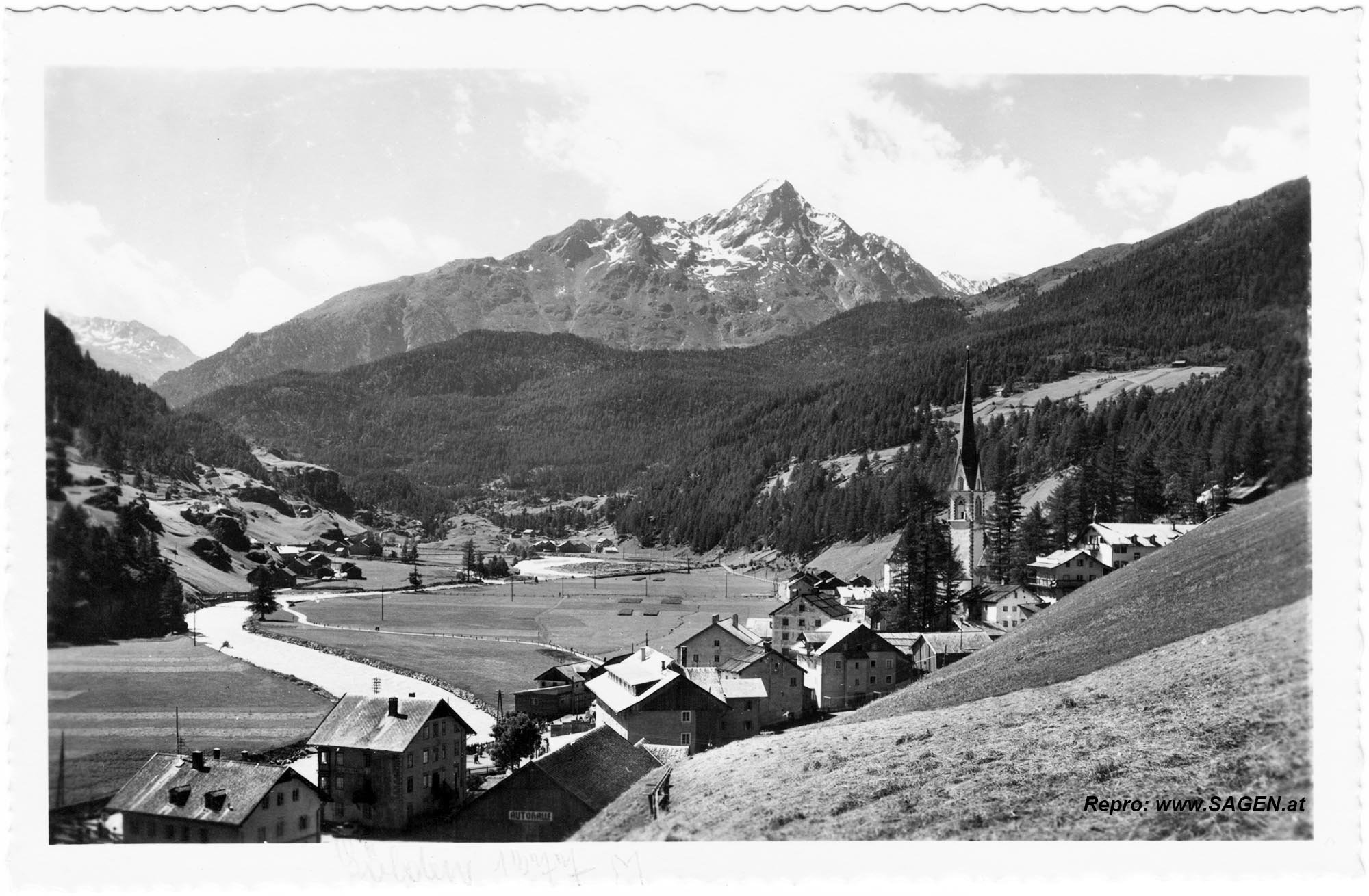 Sölden im Ötztal, um 1950