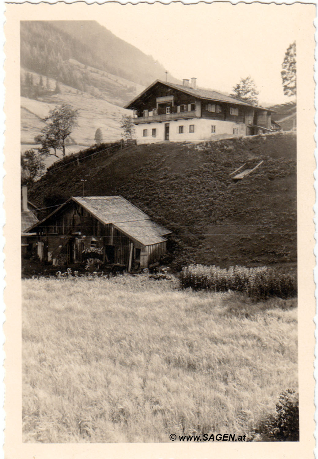 Saalbach Bauernhäuser 1940