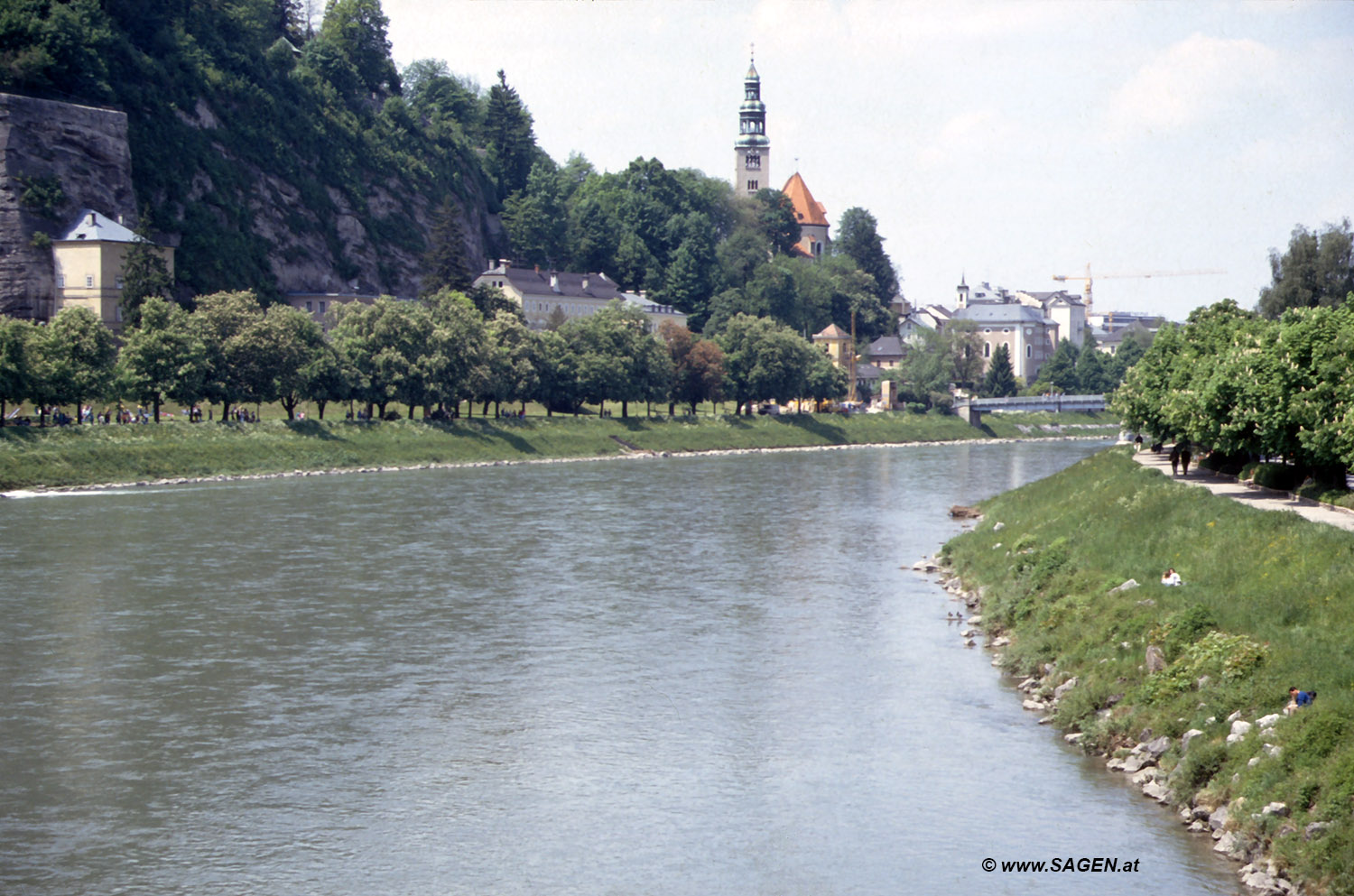 Salzburg Blick nach Mülln