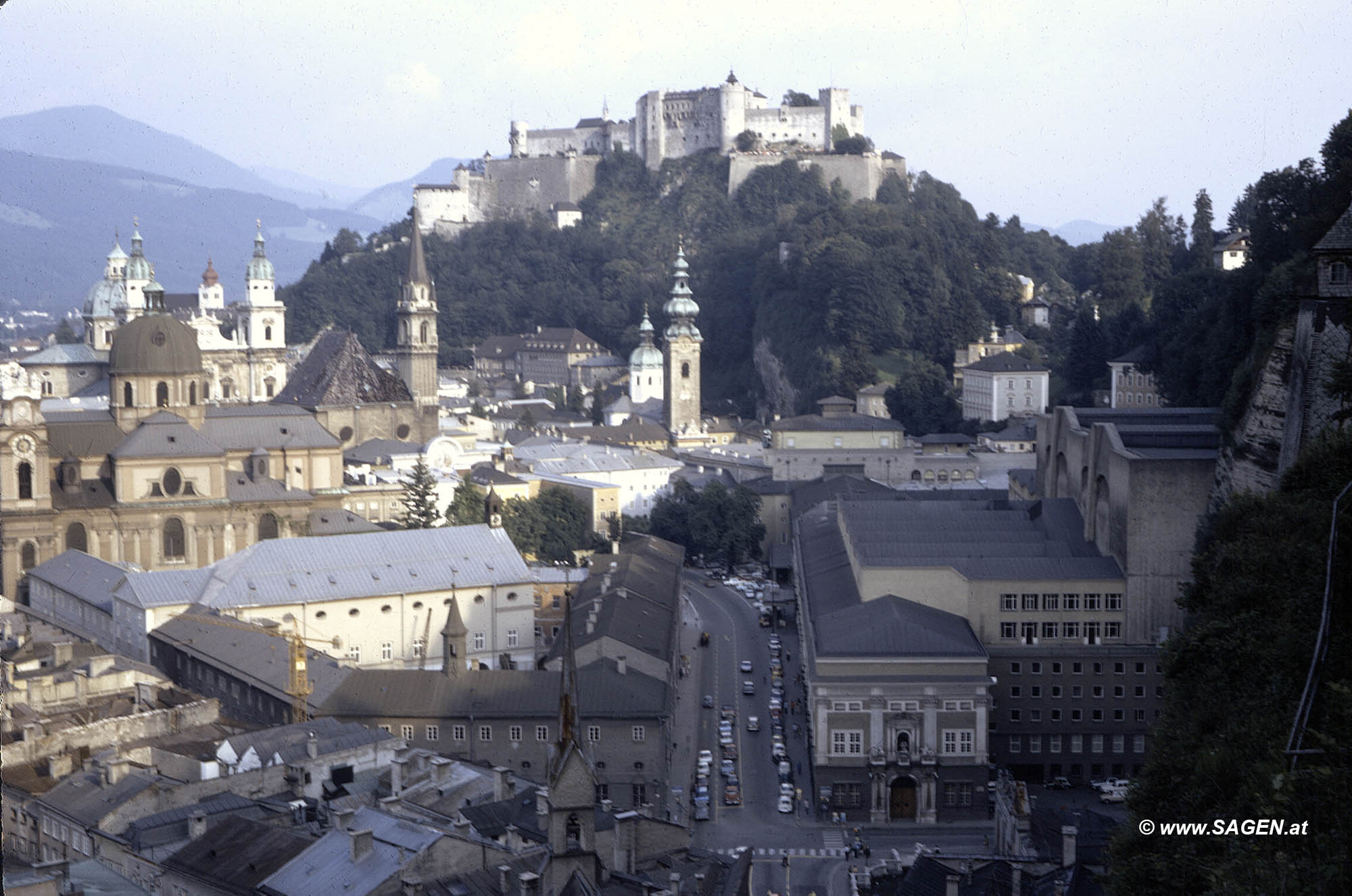 Salzburg vom Mönchsberg 1972