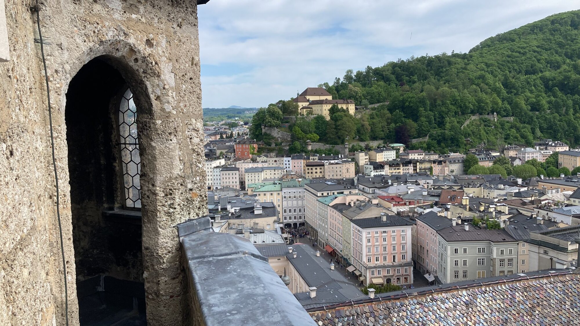 Salzburg vom Turm Franziskanerkirche