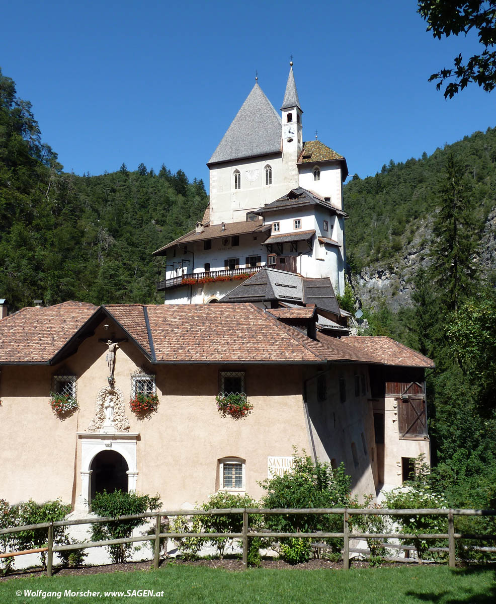 San Romedio, Kloster und Wallfahrtsort